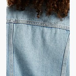Levi Strauss & Co. Levi's Boyfriend Trucker Jacket Blue Cliff # 157500004 9 Levi Strauss & Co. Levi's Boyfriend Trucker Jacket Blue Cliff # 157500004 -Baby Crib Clothing & Footwear Sales Store 157500004 5 800x