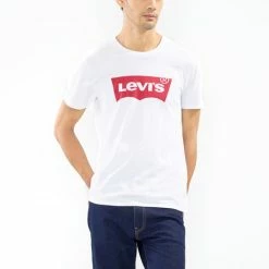 Levi Strauss & Co. Levi's Men's Logo T-Shirt White. -Baby Crib Clothing & Footwear Sales Store 177830140 1 800x