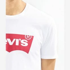 Levi Strauss & Co. Levi's Men's Logo T-Shirt White. -Baby Crib Clothing & Footwear Sales Store 177830140 4 800x