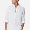 Industrie The Tennyson Linen Long Sleeve Shirt White -Baby Crib Clothing & Footwear Sales Store 2022 03 08 11 36 42 800x