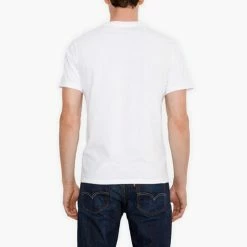 Levi Strauss & Co. Levi's Men's Logo T-Shirt White. -Baby Crib Clothing & Footwear Sales Store 653470249 LevisLogo Tee White 2014 spring back pdp 800x