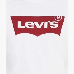 Levi Strauss & Co. Levi's Men's Logo T-Shirt White. -Baby Crib Clothing & Footwear Sales Store 653470249 LevisLogo Tee White 2014 spring detail1 pdp 800x
