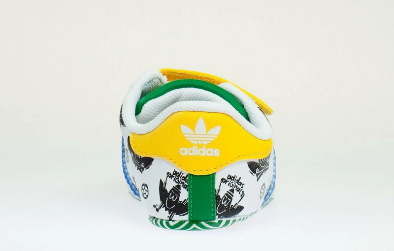 Adidas Originals Superstar 2 Smile CF Crib V24979 - Image 5