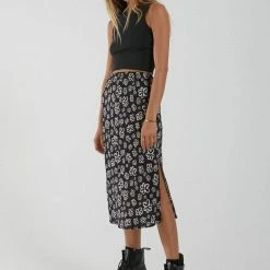 Afends Lola Midi Hemp Skirt -Baby Crib Clothing & Footwear Sales Store AfendsLolaMidiHempSkirt 800x