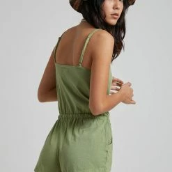 Afends Nina Sage Playsuit -Baby Crib Clothing & Footwear Sales Store AfendsNinaPlaysuit6 800x