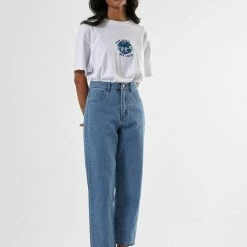 Afends Think Global Hemp Oversized White Tee -Baby Crib Clothing & Footwear Sales Store AfendsThinkGlobalHempOversizedWhiteTee3 800x