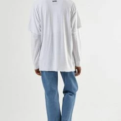 Afends Think Global Hemp Oversized White Tee -Baby Crib Clothing & Footwear Sales Store AfendsThinkGlobalHempOversizedWhiteTee4 800x