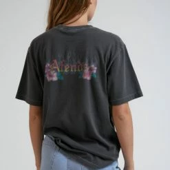 Afends Unisex Powerlines Retro Fit Tee Stone Black M204001 -Baby Crib Clothing & Footwear Sales Store AfendsUnisexPowerlinesRetroFitTeeStoneBlackM204001FamousRockShopNewcastle 2300NSW.Australia.6 800x