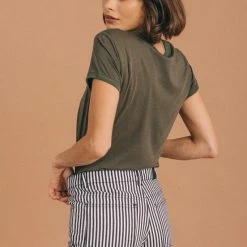 Afends AC II Standard Fit Tee Olive -Baby Crib Clothing & Footwear Sales Store Afends AC II Standard Fit Tee Olive 4 800x