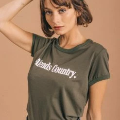 Afends AC II Standard Fit Tee Olive