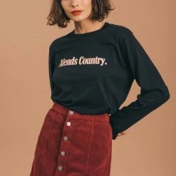 Afends AC Long Sleeve Tee Black