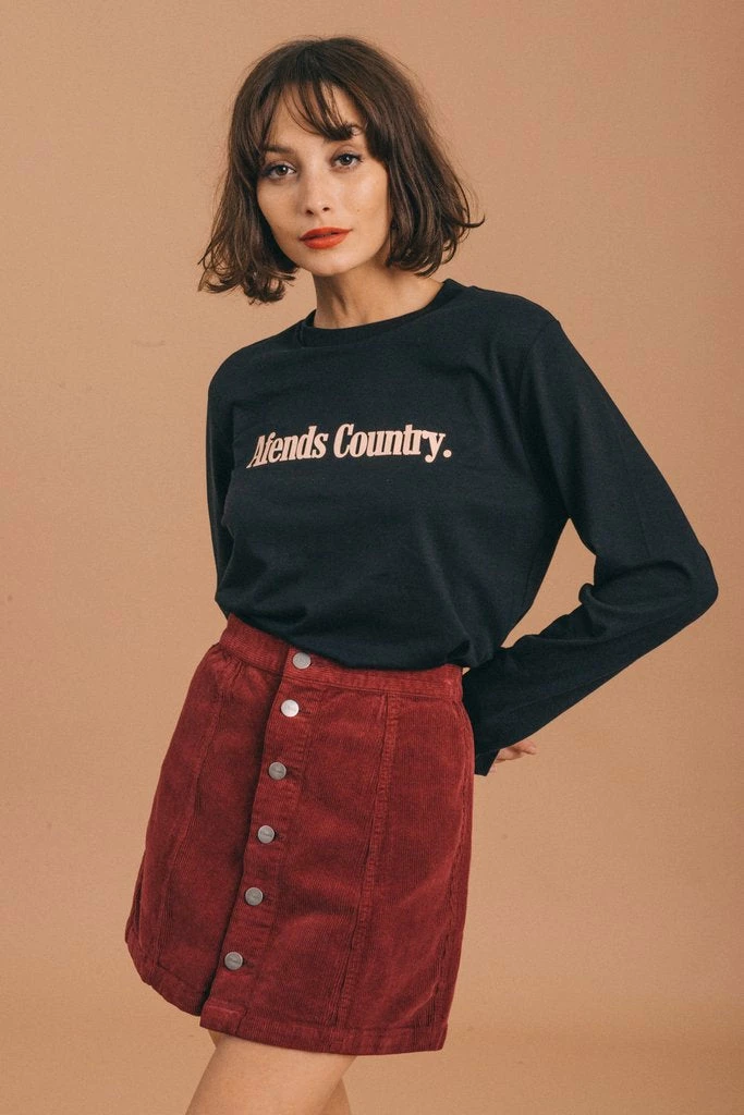 Afends AC Long Sleeve Tee Black 3 Afends AC Long Sleeve Tee Black