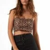 Afends Moss 90's Leopard Crop Top -Baby Crib Clothing & Footwear Sales Store Afends Moss 90s Crop Top Leopard 800x