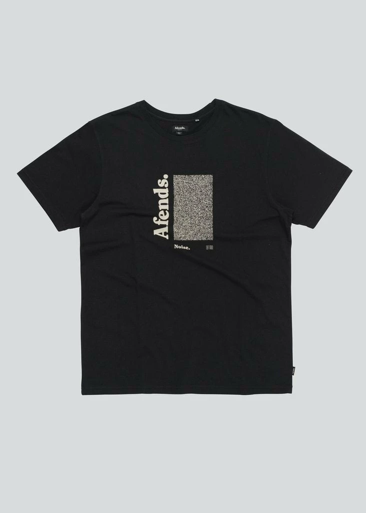 Afends Noise Standard Fit Black Tee - Image 3