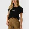 Afends Script Standard Fit Tee Black -Baby Crib Clothing & Footwear Sales Store Afends Script Standard Fit Tee Black Famous Rock Shop Newcastle 2300 NSW. Australia. 1 800x