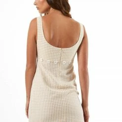 Afends Brigitte Gingham Mini Dress -Baby Crib Clothing & Footwear Sales Store AfendsbrigitteGinghamMiniDress4 800x