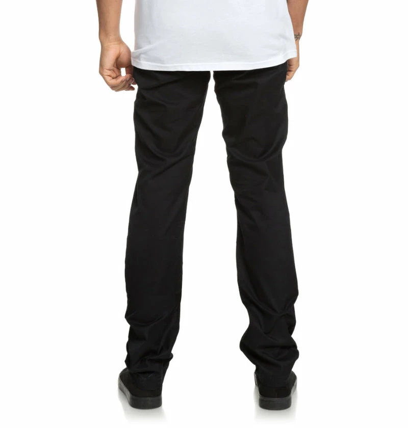 DC SHOES DC Men's Worker Straight Chino Pant Black EDYNP03136 - Image 3