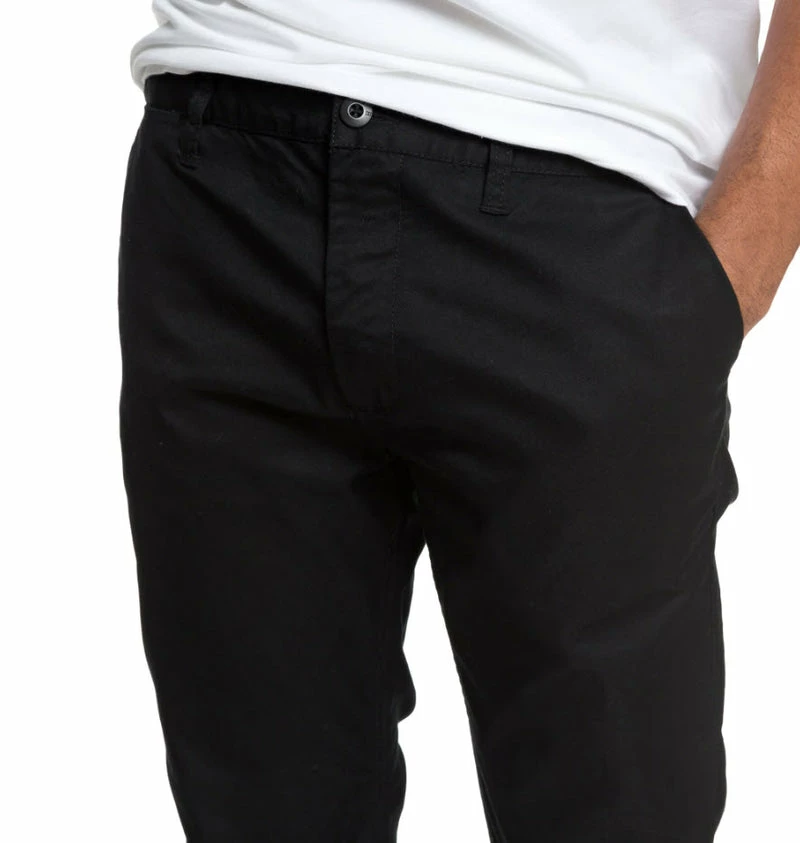 DC SHOES DC Men's Worker Straight Chino Pant Black EDYNP03136 - Image 4