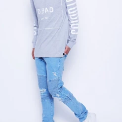 DEAD Studios 2026 Outline Long Sleeve Tee Grey Marle -Baby Crib Clothing & Footwear Sales Store DEAD Studios 2026 Outline Long Sleeve Tee Grey Marle W16006 Famous Rock Shop Newcastle 2300 NSW. 6 800x