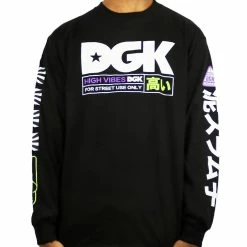DGK High Vibes LS Tee Black