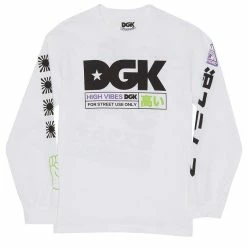DGK High Vibes LS Tee White