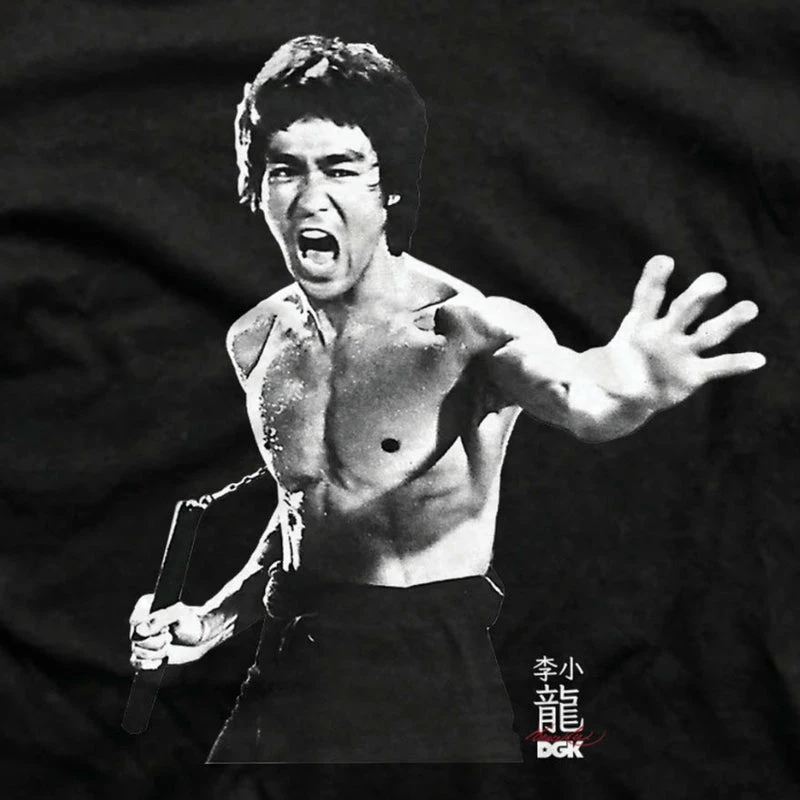 DGK X Bruce Lee Fierce T-Shirt Black 5 DGK X Bruce Lee Fierce T-Shirt Black - Image 3