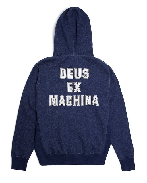 Deus Ex Machina Austin Hoodie Navy DMP68934 Marle - Image 2