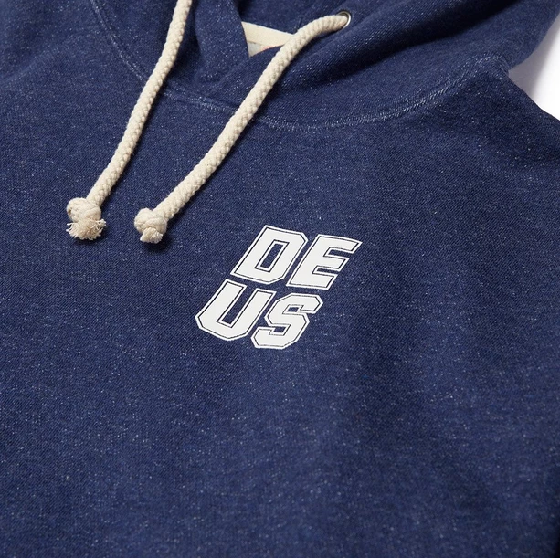 Deus Ex Machina Austin Hoodie Navy DMP68934 Marle - Image 3