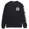 Deus Long Sleeve Classic Black White -Baby Crib Clothing & Footwear Sales Store Deus Ex Machina Vortex Tee Black DMS51622BBLK Famous Rock Shop Newcastle New South Wales NSW Clothing 1 800x