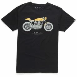 Deus Moto Grigio Tee Black D1808