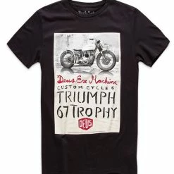 Deus Triumph Trophy Tee Black D1808