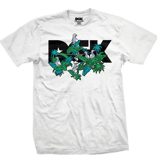 DGK Paradise Tee White DT-3184