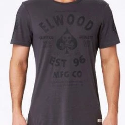 Elwood Machine Tee Charcoal