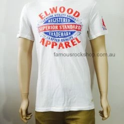 Elwood Mainline Tee White -Baby Crib Clothing & Footwear Sales Store Elwood Mainline T Shirt FRS 800x