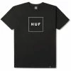 HUF Essentials Box Logo Tee Black TS00507 -Baby Crib Clothing & Footwear Sales Store HUF Essentials Box Logo Tee Black TS00507 Famous Rock Shop Newcastle 2300 NSW. Australia. 1 800x