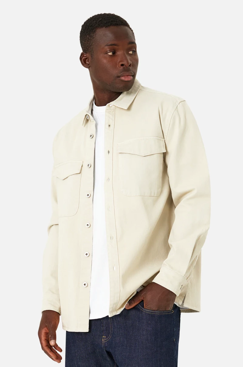 Industrie The Woodbury Shirt Sawdust MJA33399 4 Industrie The Woodbury Shirt Sawdust MJA33399 - Image 2