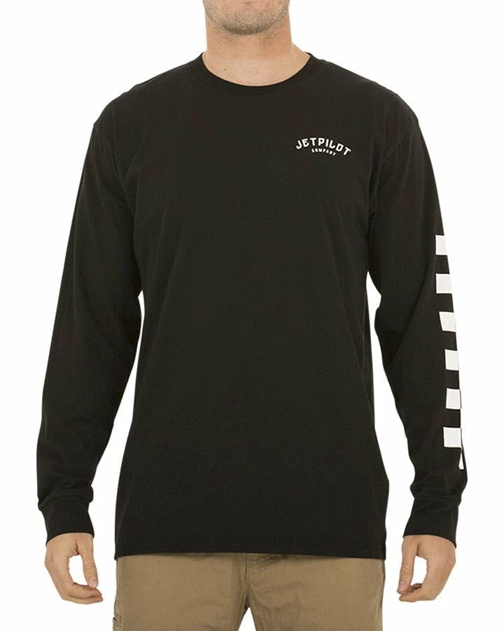 Jetpilot Get Loose Mens LS Tee Black