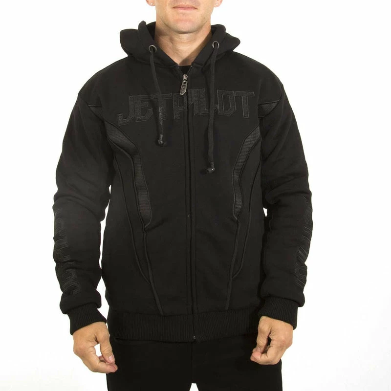 Jet Pilot Jetpilot Fast Track Men's Zip Thru Hood Black