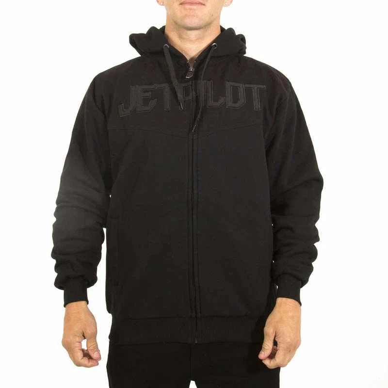 Jet Pilot Jetpilot Recharge Men's Zip Thru Black