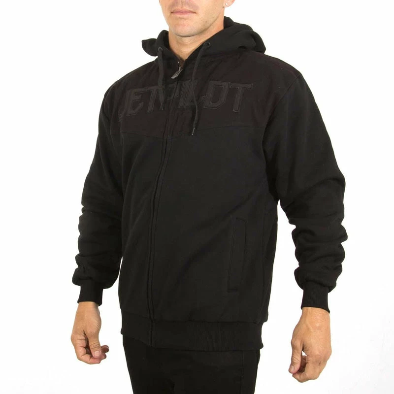 Jet Pilot Jetpilot Recharge Men's Zip Thru Black - Image 2