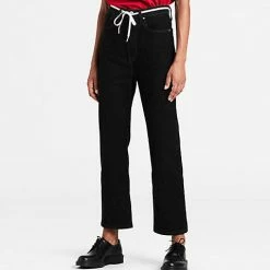 Levi Strauss & Co. Levi's Ribcage Straight Ankle Jeans Black Sprout Denim 72693-0012