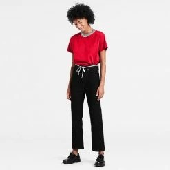 Levi Strauss & Co. Levi's Ribcage Straight Ankle Jeans Black Sprout Denim 72693-0012 -Baby Crib Clothing & Footwear Sales Store Levi sRibcageStraightAnkleJeansBlackSproutDenim72693 0012 800x