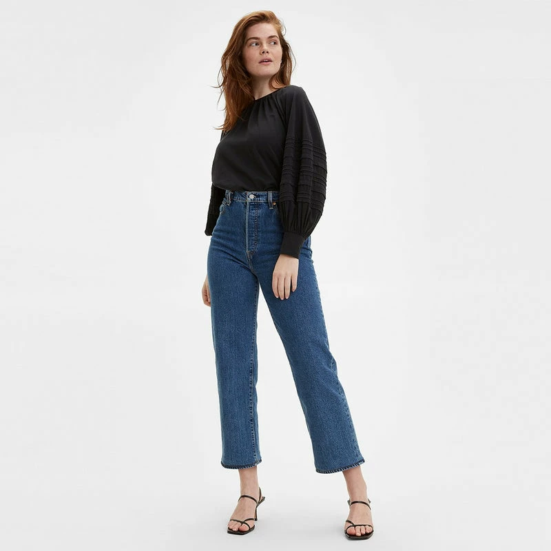 Levi Strauss & Co. Levi's Ribcage Straight Ankle Jeans Georgie Denim 726930011 7 Levi Strauss & Co. Levi's Ribcage Straight Ankle Jeans Georgie Denim 726930011 - Image 5