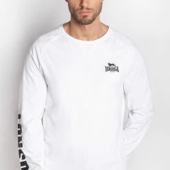 Lonsdale London Lonsdale Sebby Long Sleeve Tee White LE535LS