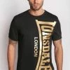 Lonsdale London Lonsdale Tyler T-shirt Black Gold LE558T -Baby Crib Clothing & Footwear Sales Store Lonsdale Tyler Famous Rock Shop Newcastle 800x