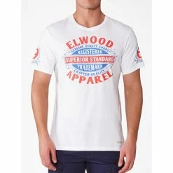 Elwood Mainline Tee White