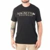 Macbeth Vintage Logo Vegan T-Shirt Black