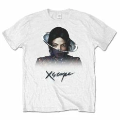 Famous Rock Shop Michael Jackson Men's Tee: Xscape Colour White