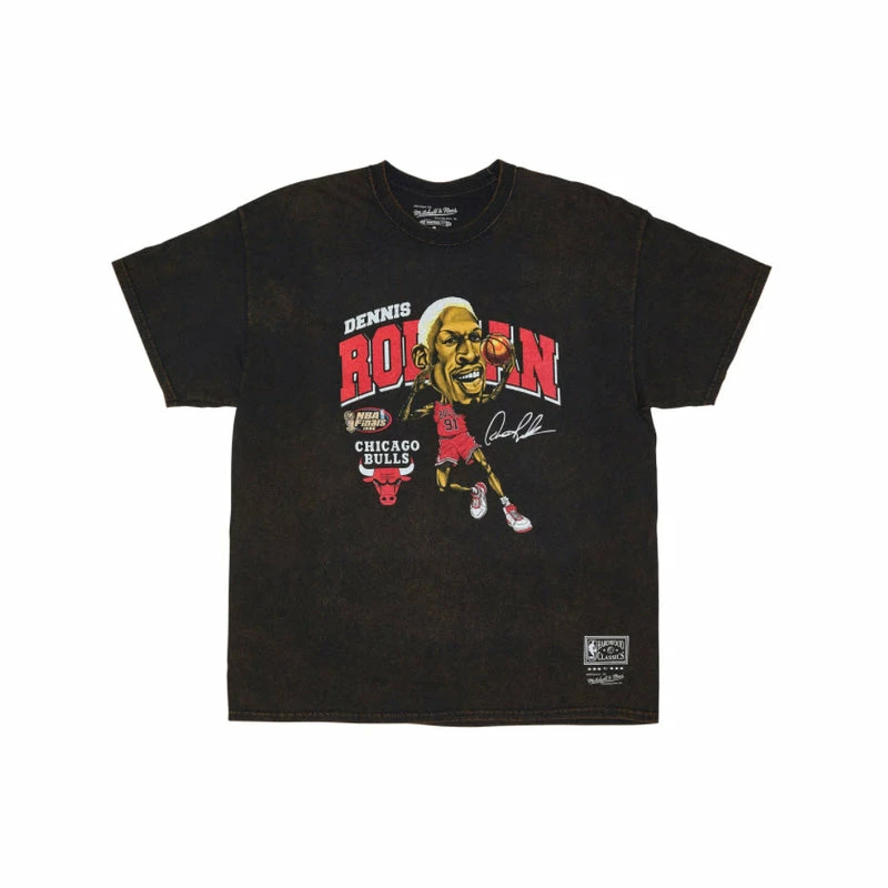 Mitchell & Ness Chicago Bulls Rodman Tee 3 Mitchell & Ness Chicago Bulls Rodman Tee