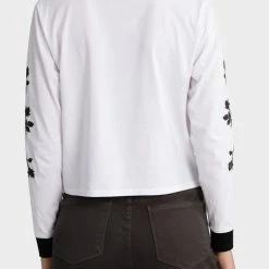 Nana Judy Vine LS Tee White -Baby Crib Clothing & Footwear Sales Store Nana Judy Vines LS Tee White2 800x